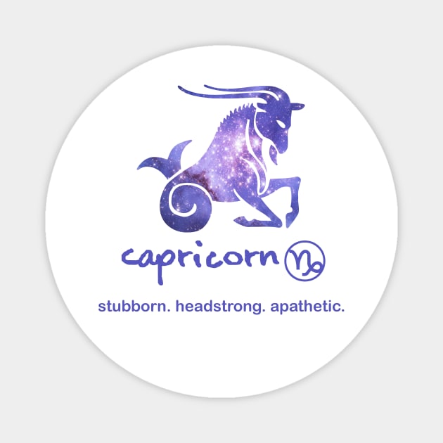 Flawed Capricorn Magnet by Taversia